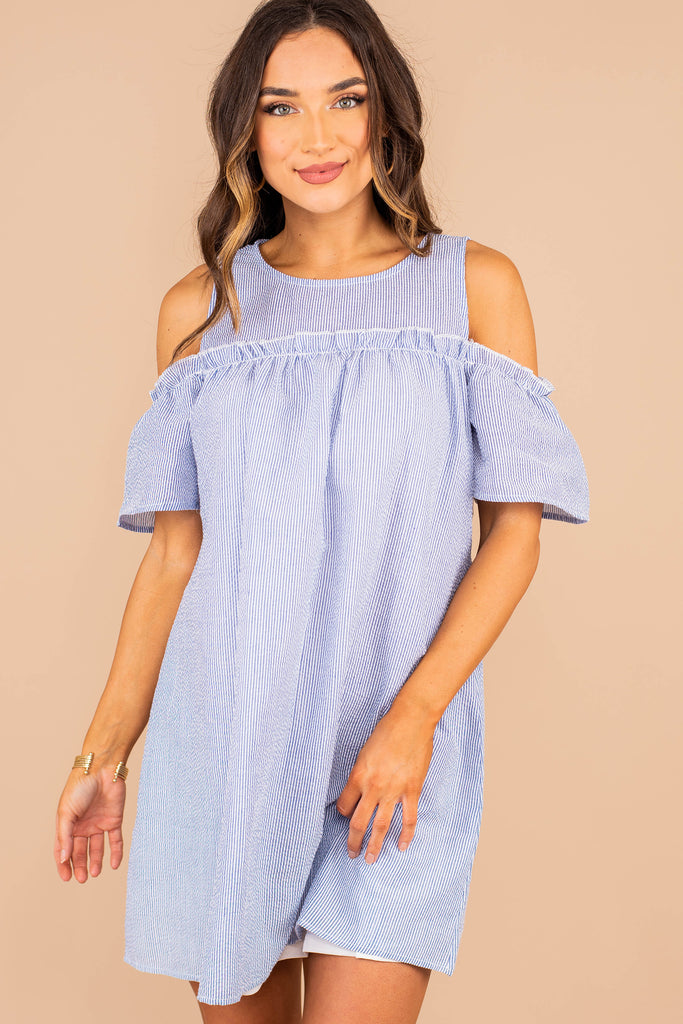 open shoulder summer dress