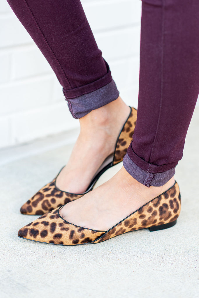 animal print flat booties