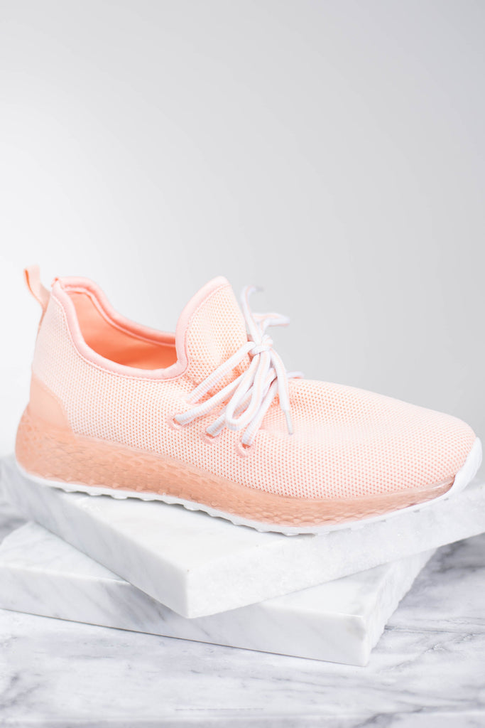 Gotta Run Blush Pink Sneakers 