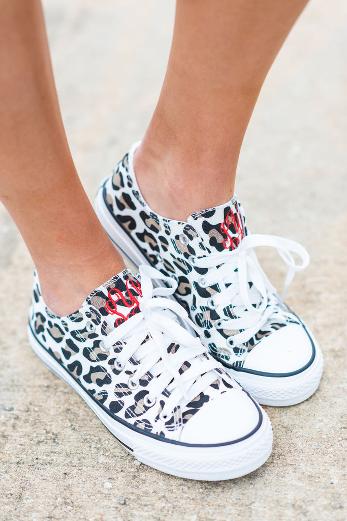 leopard fashion sneakers