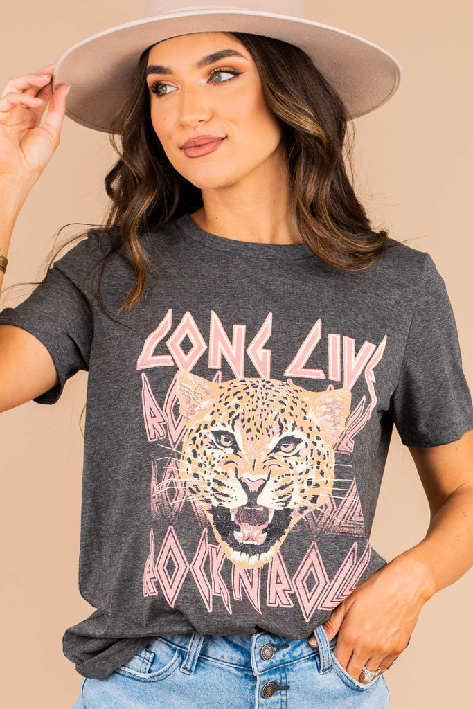 rock and roll tiger tee