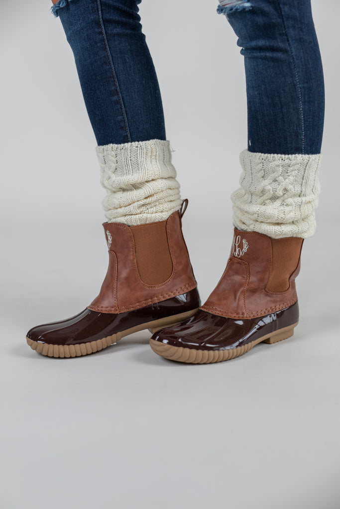 mint duck boots