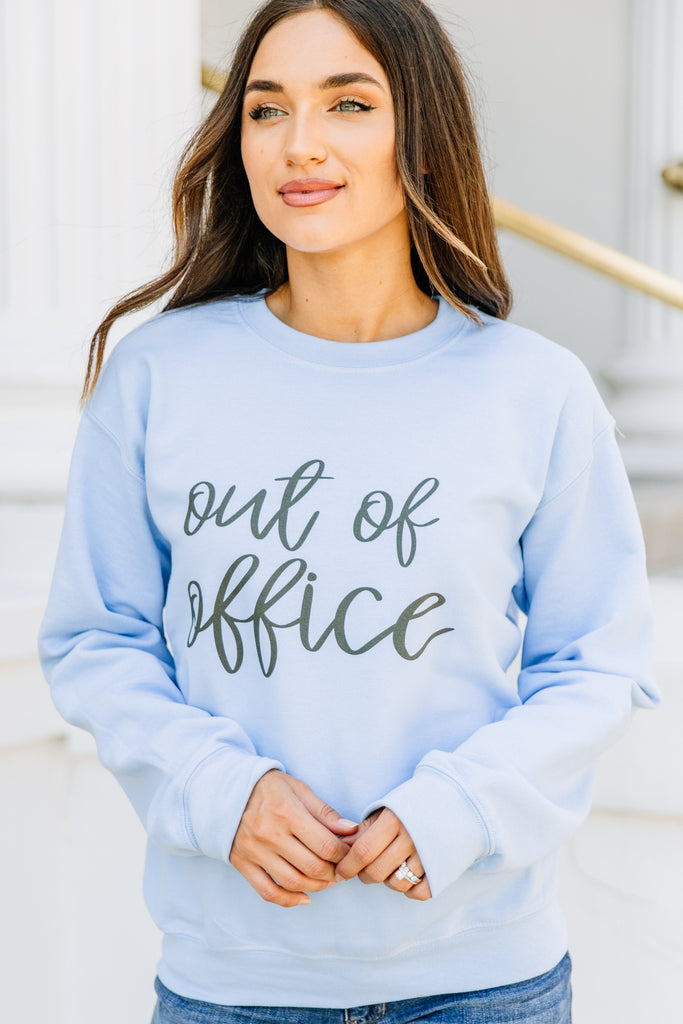 blue graphic sweatshirt