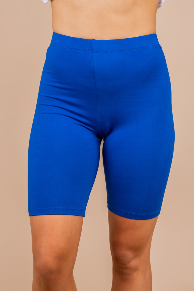 royal blue bike shorts