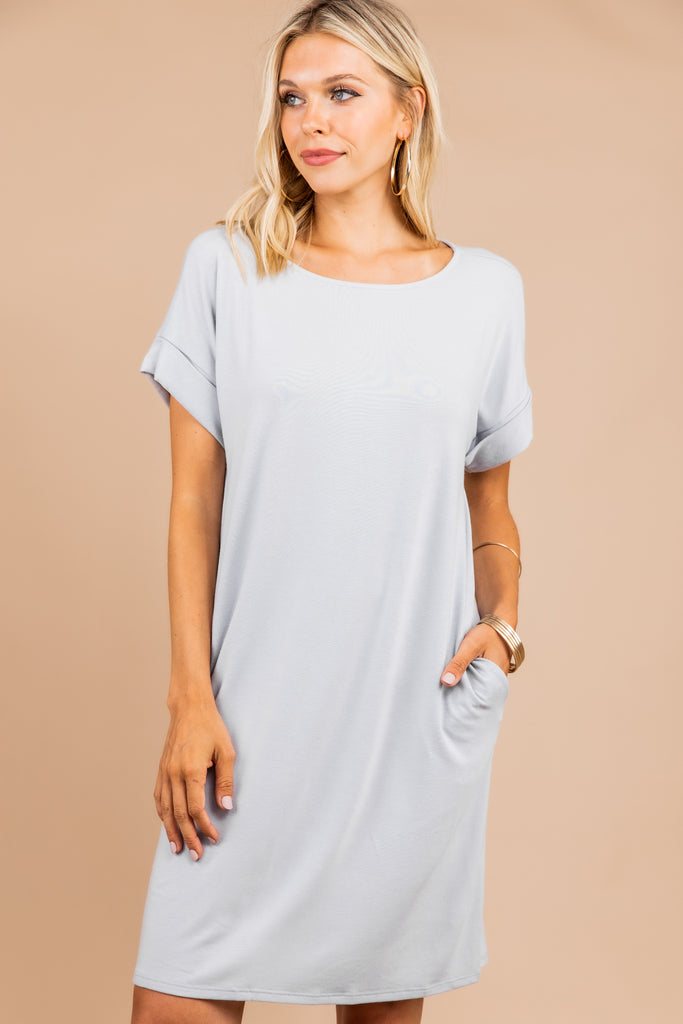 mint t shirt dress