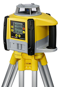 Yellow and black GeoMax Zone60 DG used for grading applications
