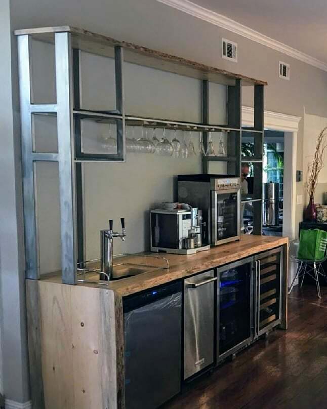 Live Edge Wooden Kitchen