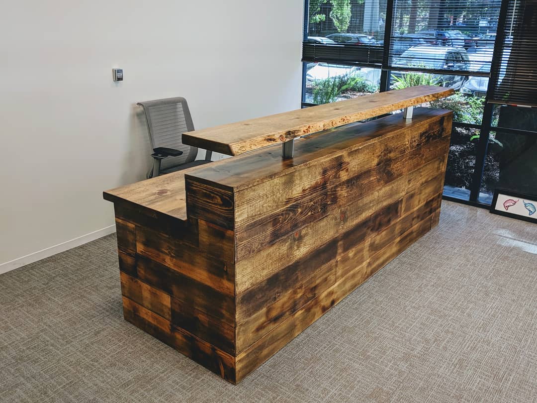Live Edge Wooden Office Table