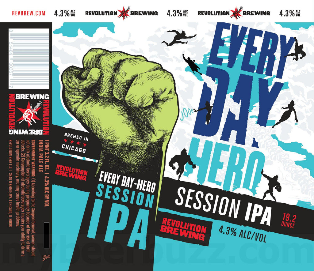 revolution brewing everyday hero session IPA