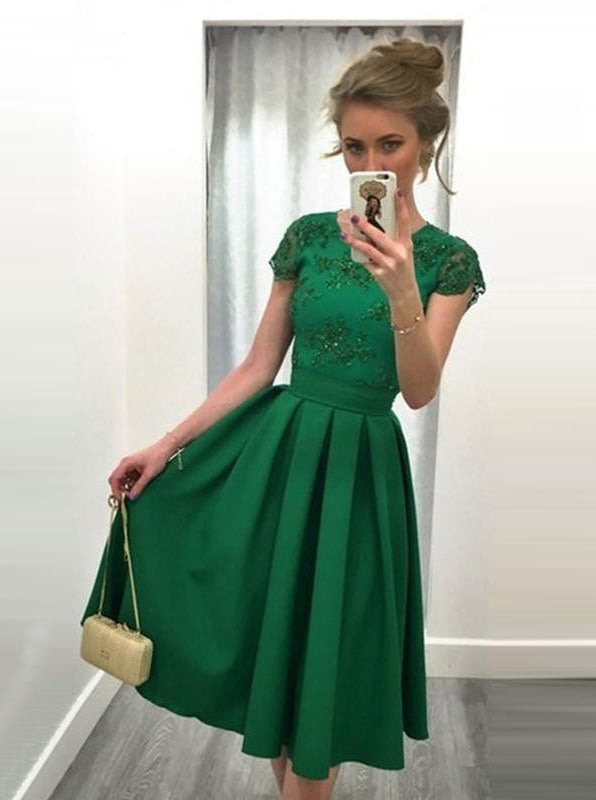 short green prom dress