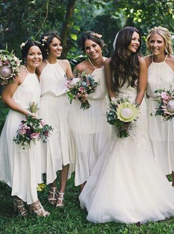 asymmetrical bridesmaid dresses