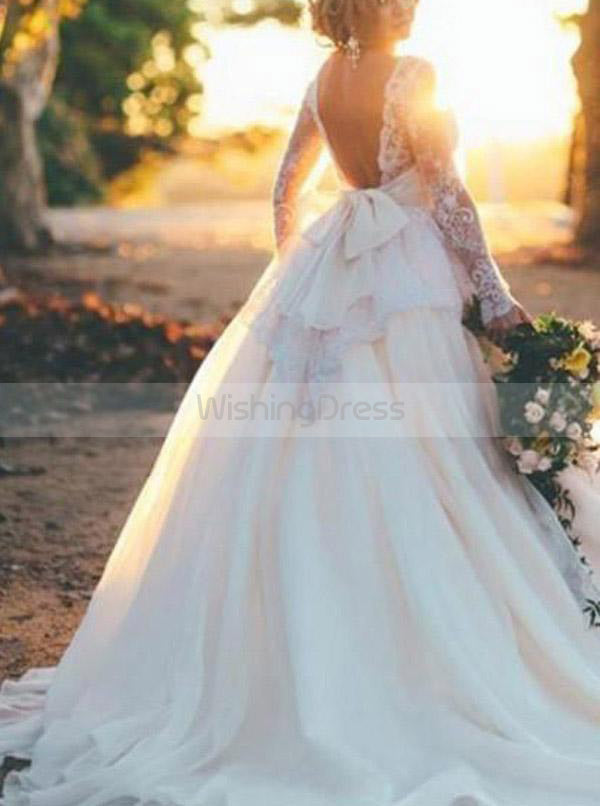 backless dress wedding