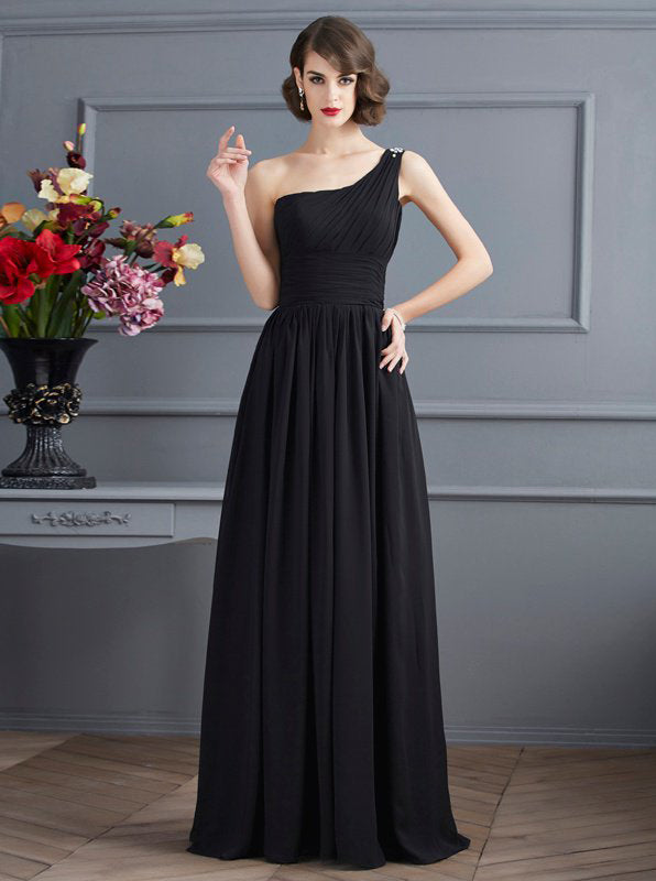 one shoulder mother of the bride dresses long