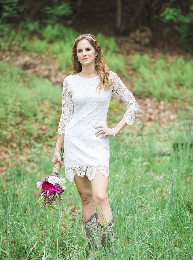 country lace bridesmaid dresses