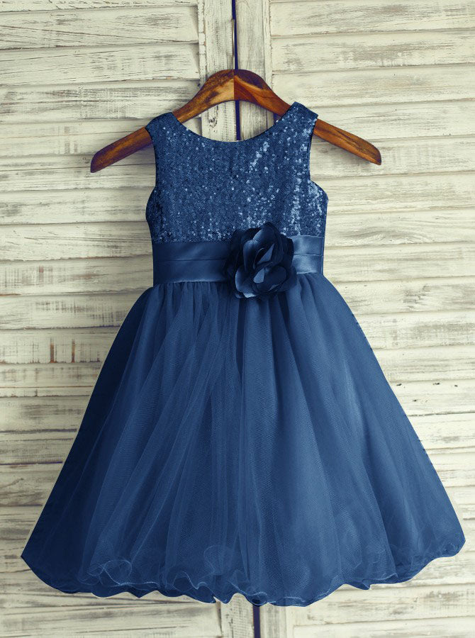 flower girl dresses navy