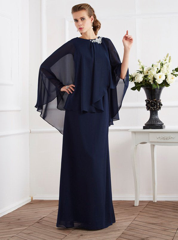 navy mother of the bride gown