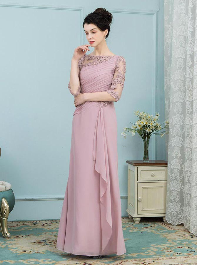 Dusty Rose Mother of the Bride Dresses 