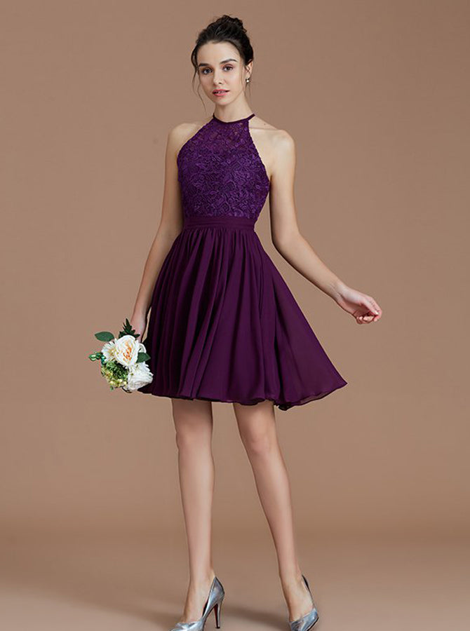 grape purple bridesmaid dresses