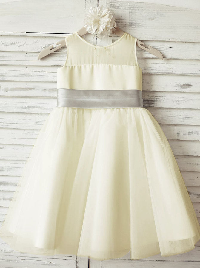 simple flower girl gown