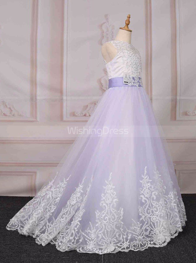 lilac flower dress