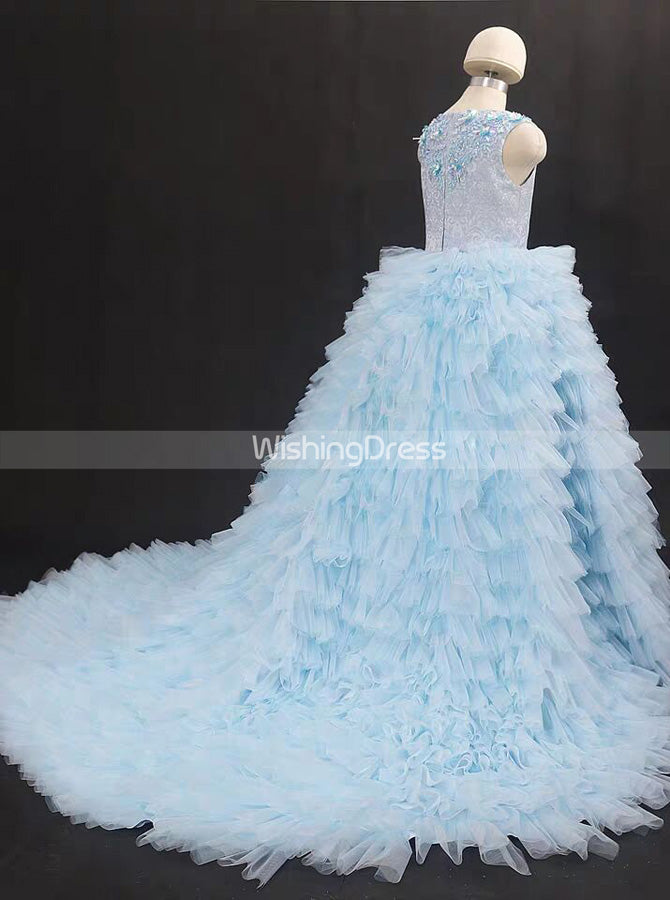 frilly ball gown