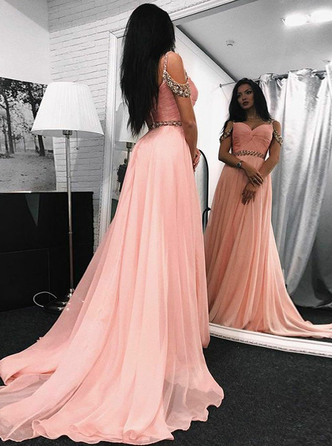 elegant chiffon evening dresses