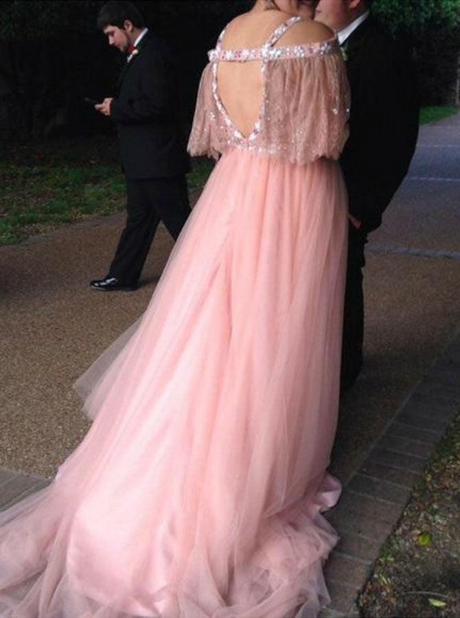 plus size tulle prom dress