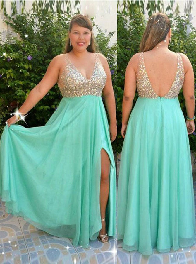 stores that sell plus size prom dresses