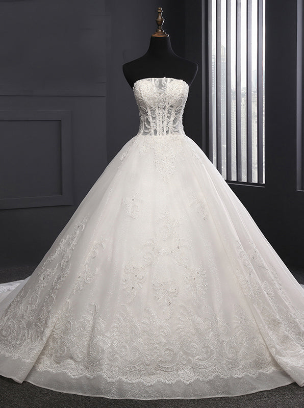 luxury wedding gown