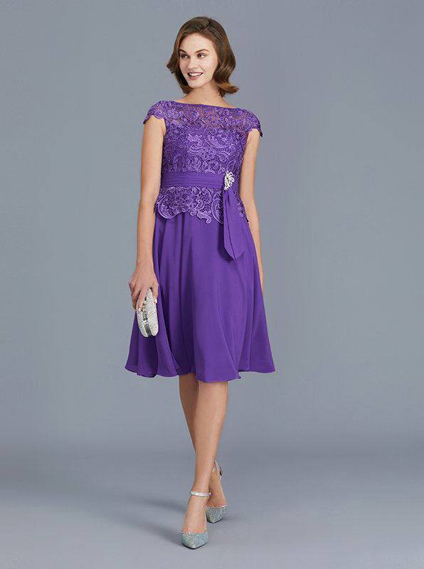 purple mother of the bride gowns