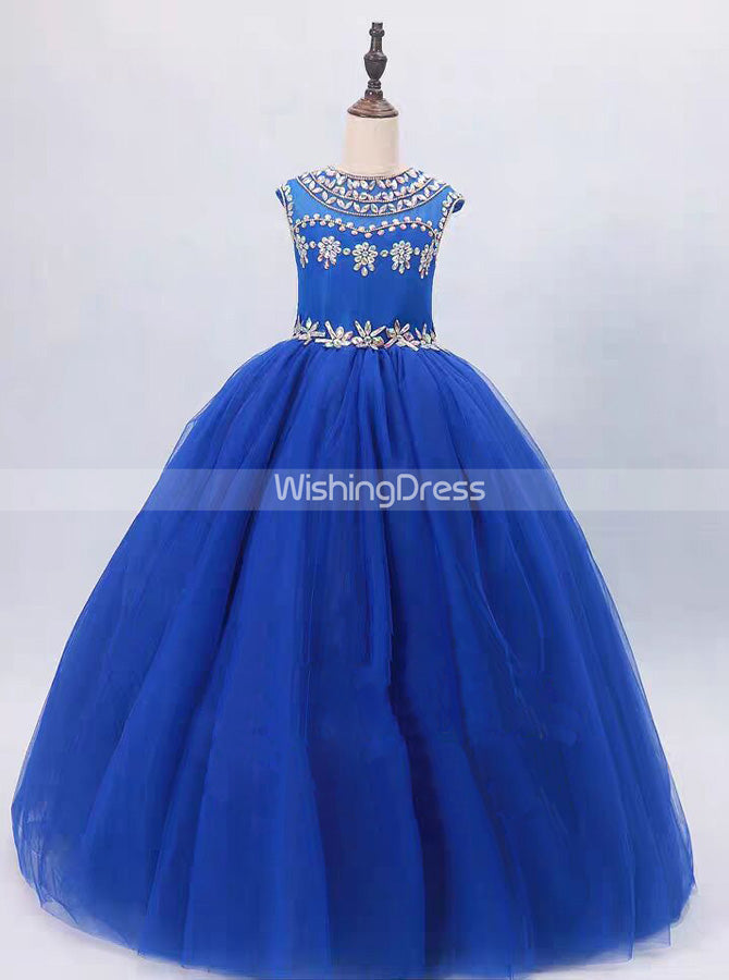 girls blue prom dresses