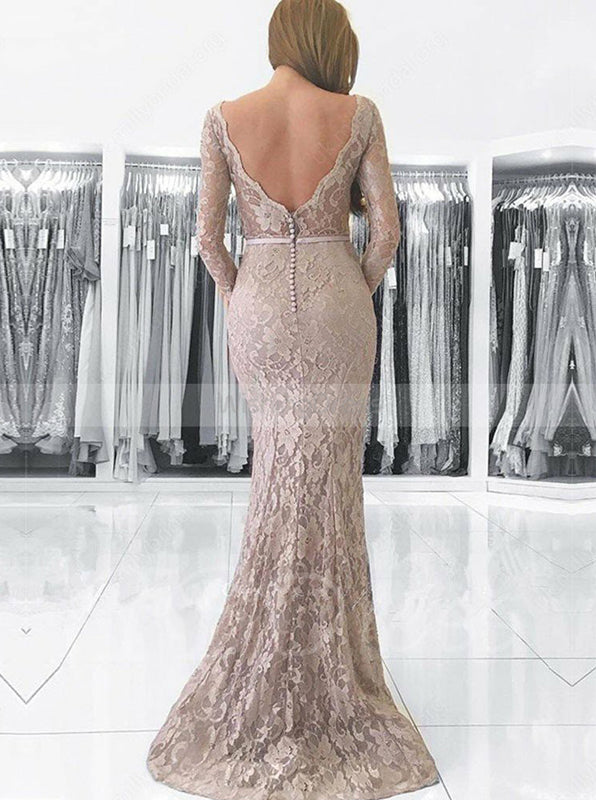silver long gown design