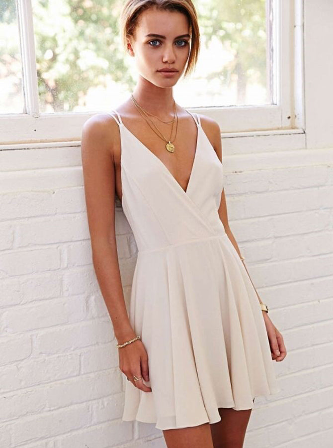 strappy cocktail dress