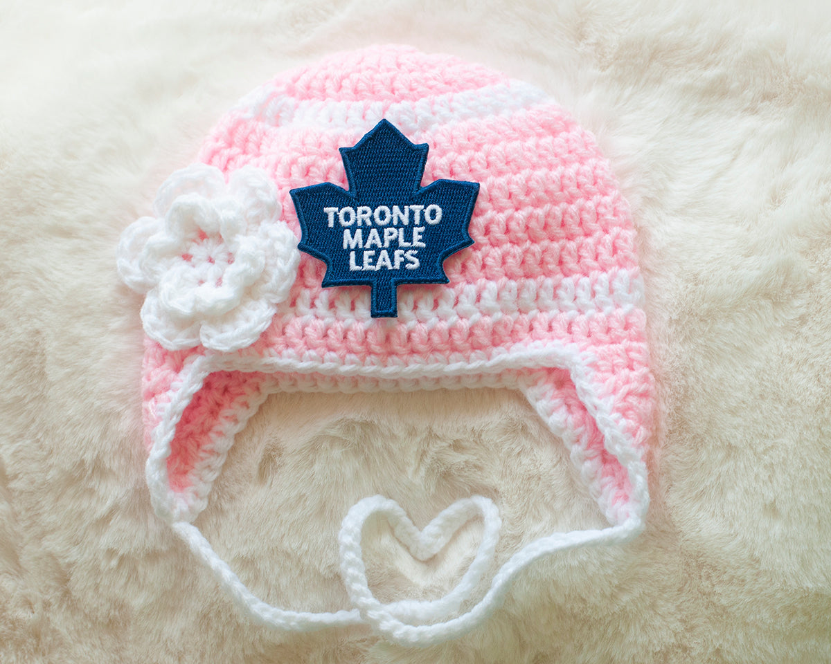 pink toronto maple leafs hat