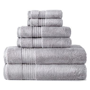 light grey towel set