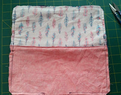 paper piece pencil case sewing tutorial learn paper piecing