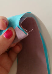 BG bag sewing a recessed zipper by lorelei jayne