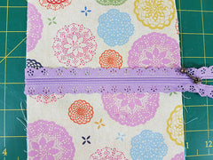 sew lace zipper pouch sewing tutorial