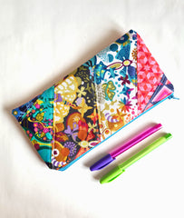 Paper pieced pencil case by alison on Loreleijayne