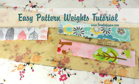 Easy Pattern Weights sewing tutorial on lorelei jayne