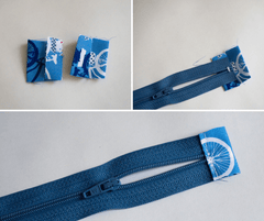 Zipper tab tutorial on lorelei jayne bag sewing patterns