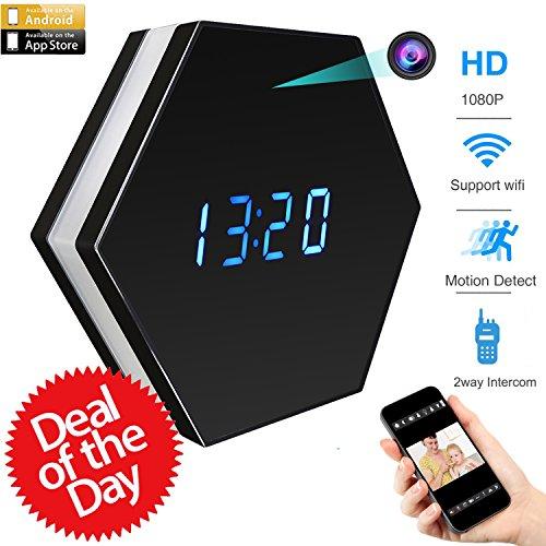 wifi hidden camera alarm clock