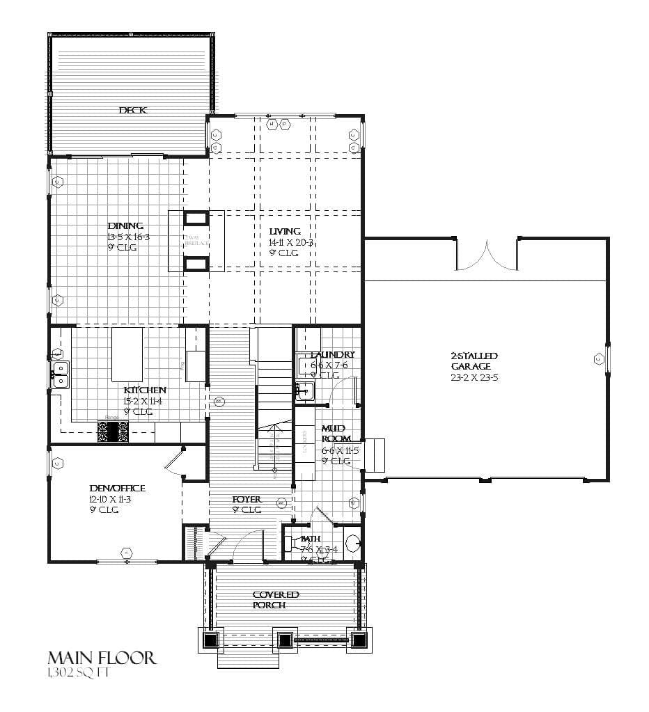 Craftsman Home Design Logan Floor Plan Sketchpad House Plans