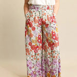 INTO FLORALS WIDE LEG PANT