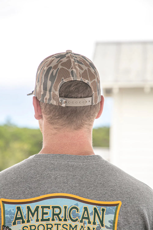 BURLEBO CAMO WOOD STAMP CAP