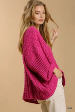 PINK CHENILLE SWEATER