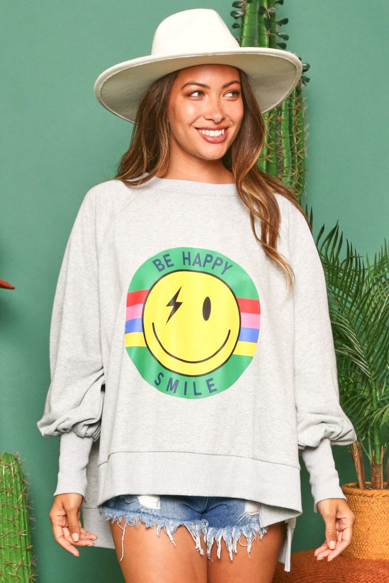 Be Happy Smile Sweatshirt