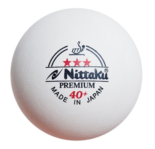Nittaku 3-Star PREMIUM 40 Table Tennis Balls Plastic Ball Sale 