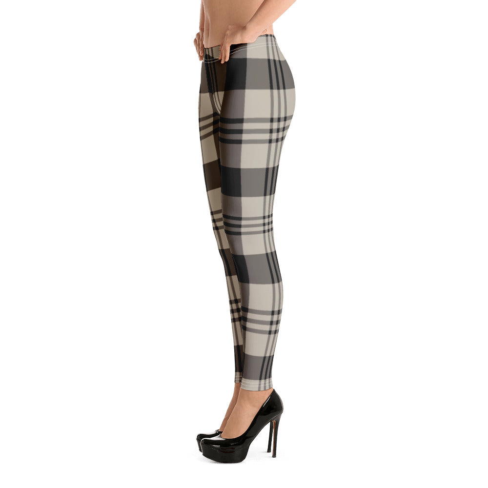 checkered workout leggings