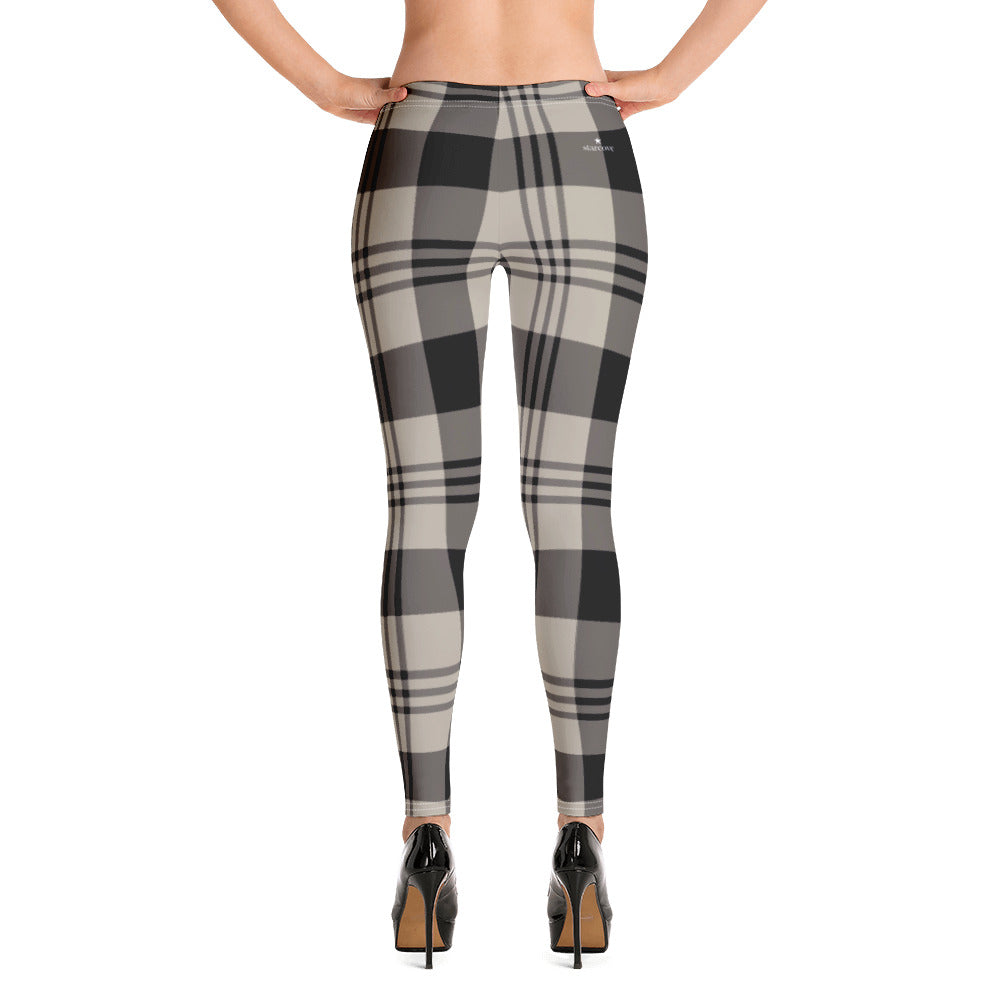 checkered workout leggings